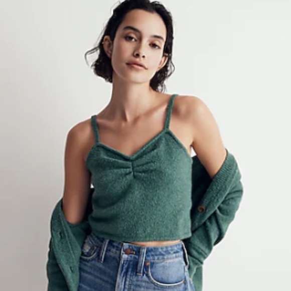 NWT Madewell Mapleton Crop Sweater Tank - Picture 1 of 6